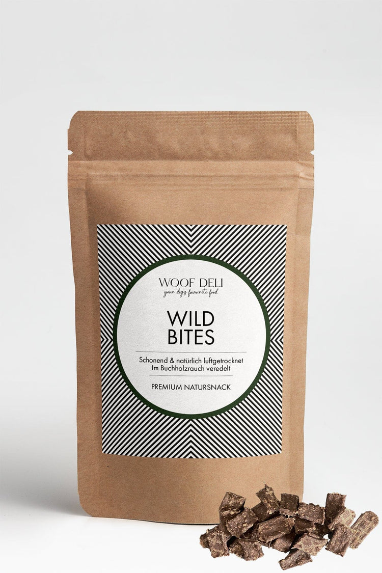 Wild Bites - 150g Leckerli Hund WOOF DELI