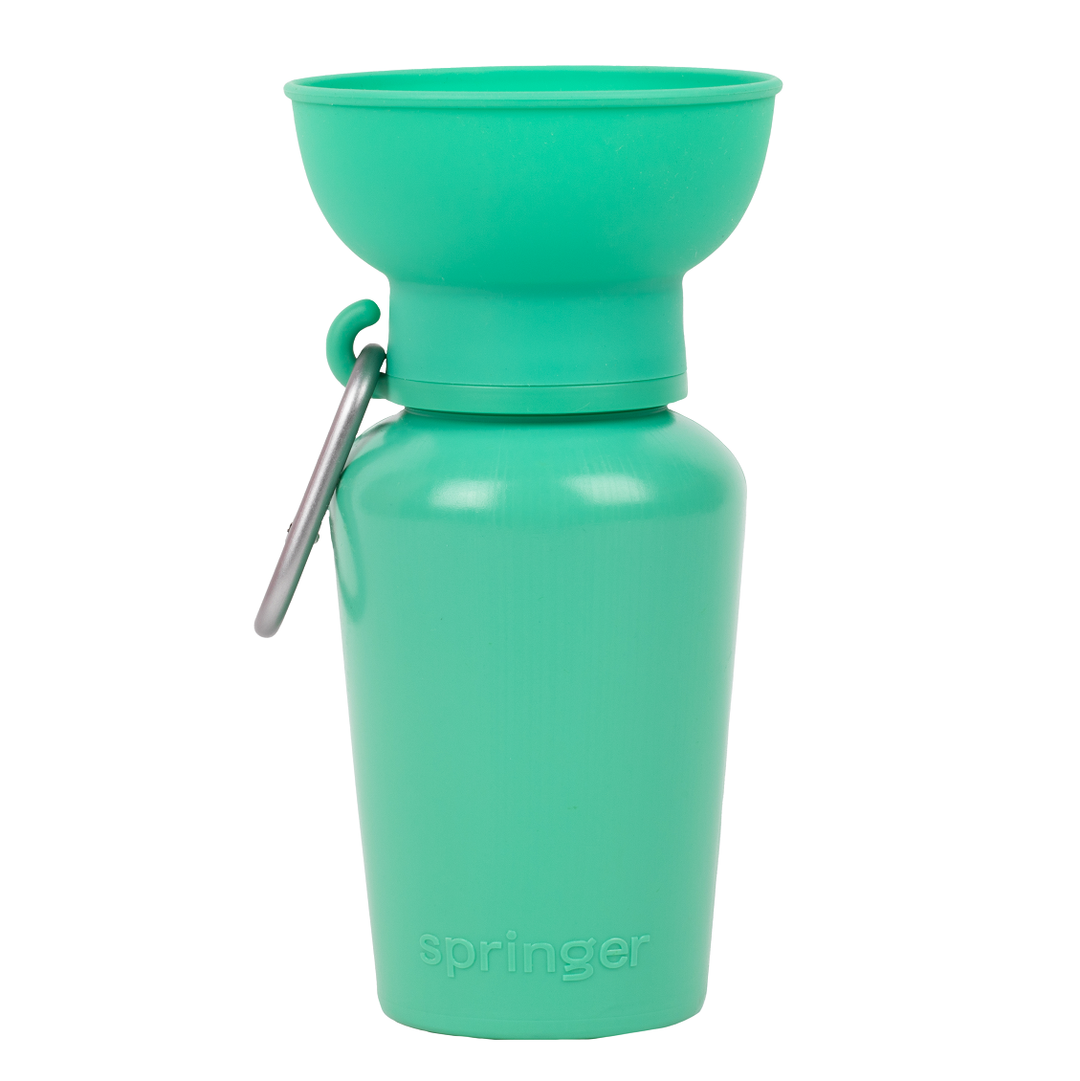 Reisetrinkflasche für Hunde 590ml Grün