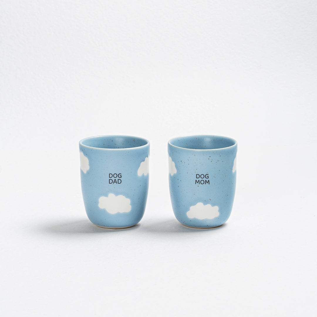Cloud Medium Cup, 220 ml, für Hunde, Mama & Papa, 2-teiliges Set
