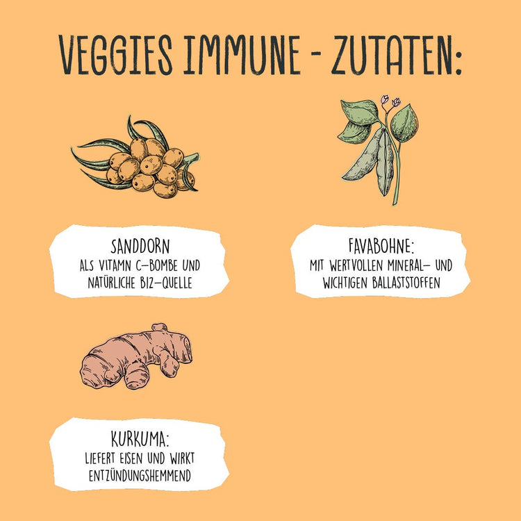 VEGGIES immune 125 g - WOOF DELI