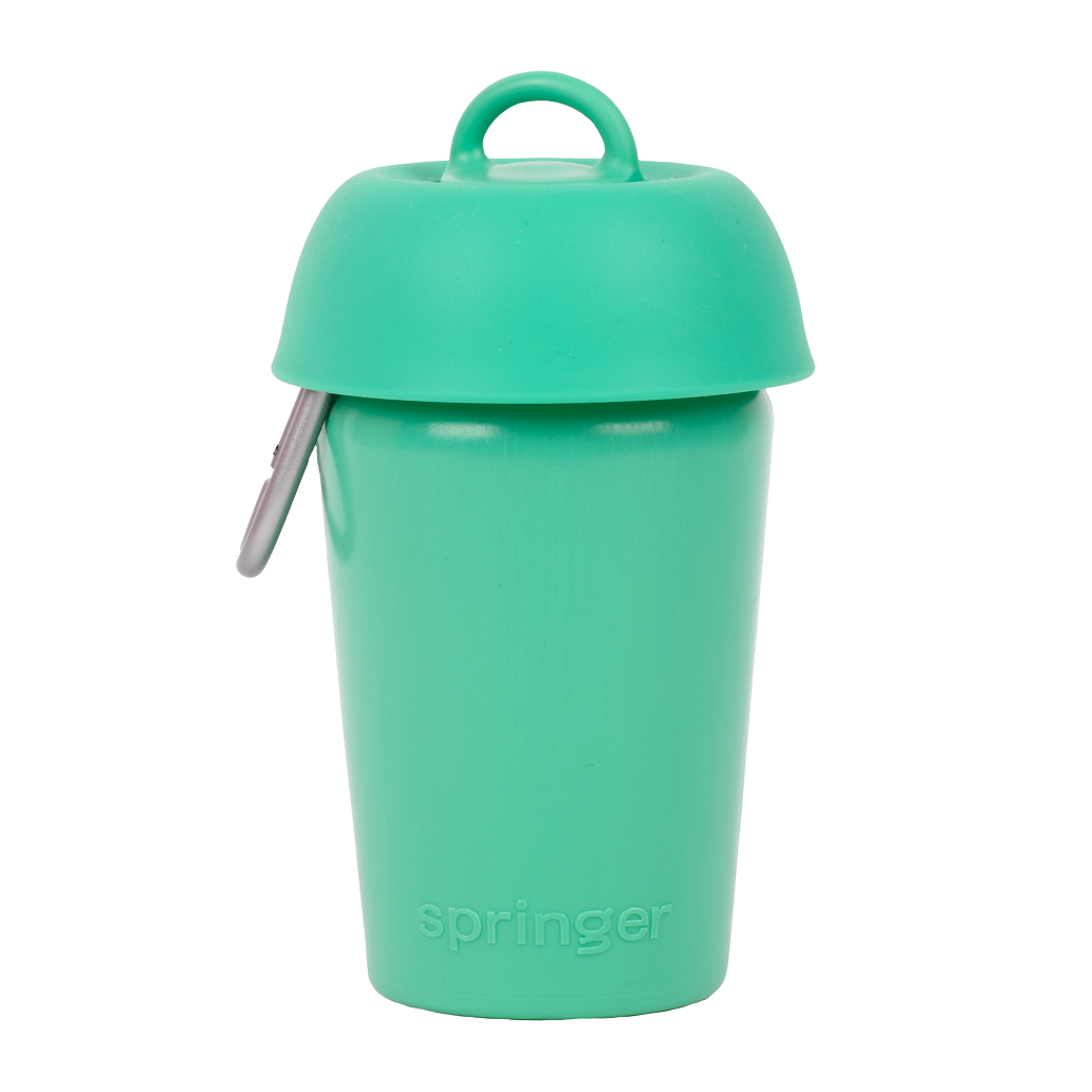 Reisetrinkflasche für Hunde 590ml Grün