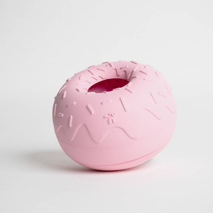 Beschäftigungsspielzeug für Hunde - Yoomy Donut - Rosa - WOOF DELI