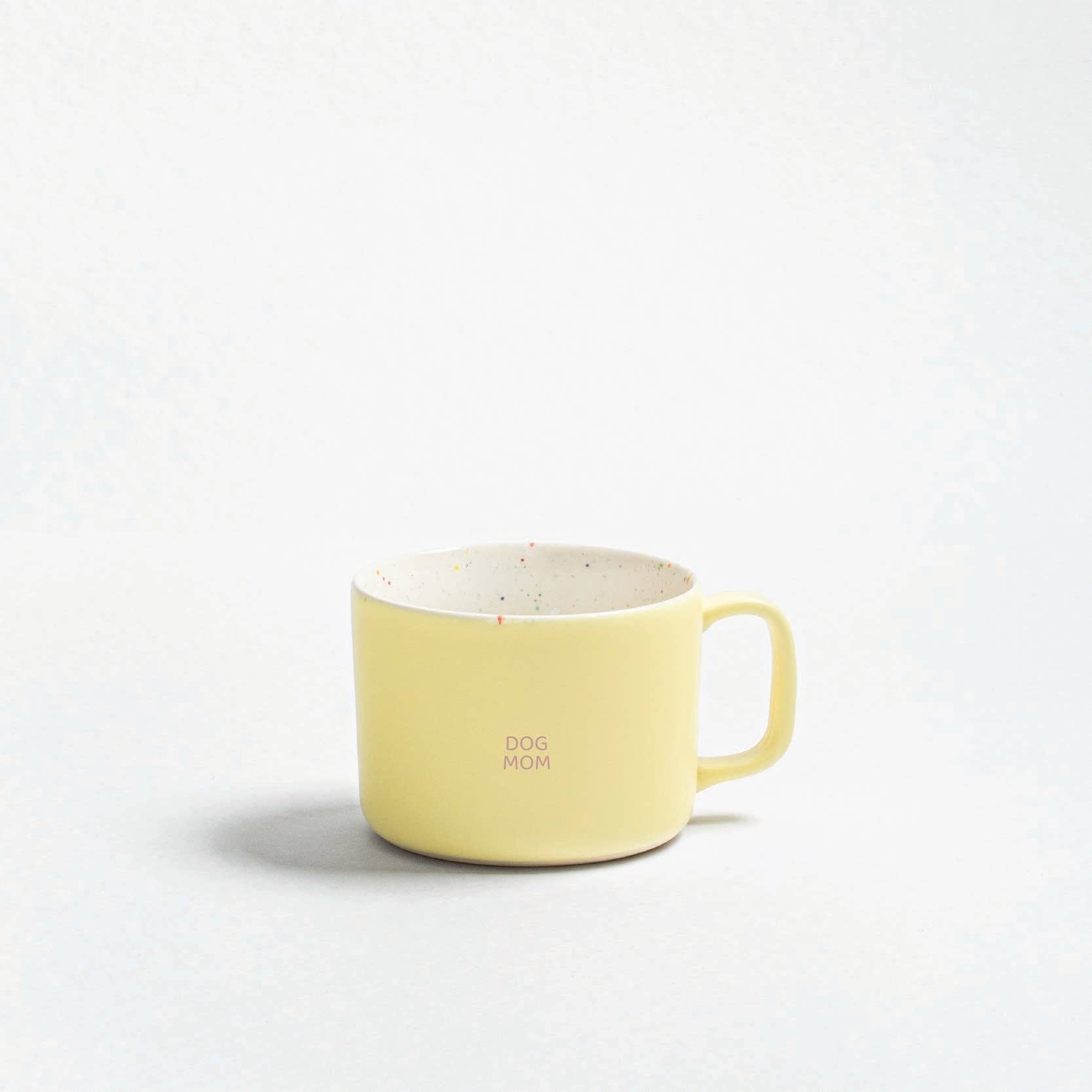 TASSE DOGMOM GELB - WOOF DELI