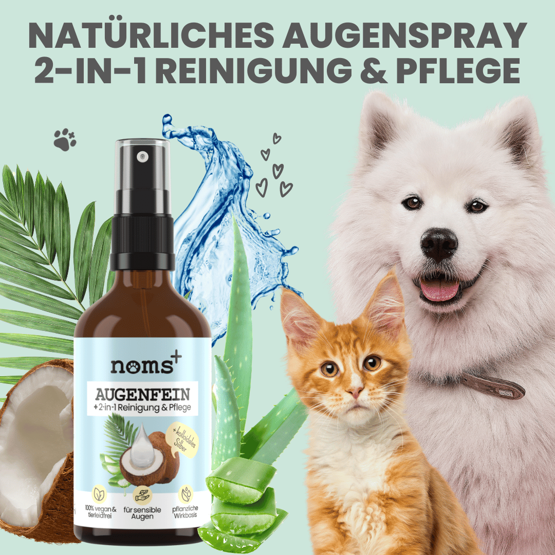 2-in-1 Augenfein Reinigung & Pflege für Hunde & Katzen - WOOF DELI