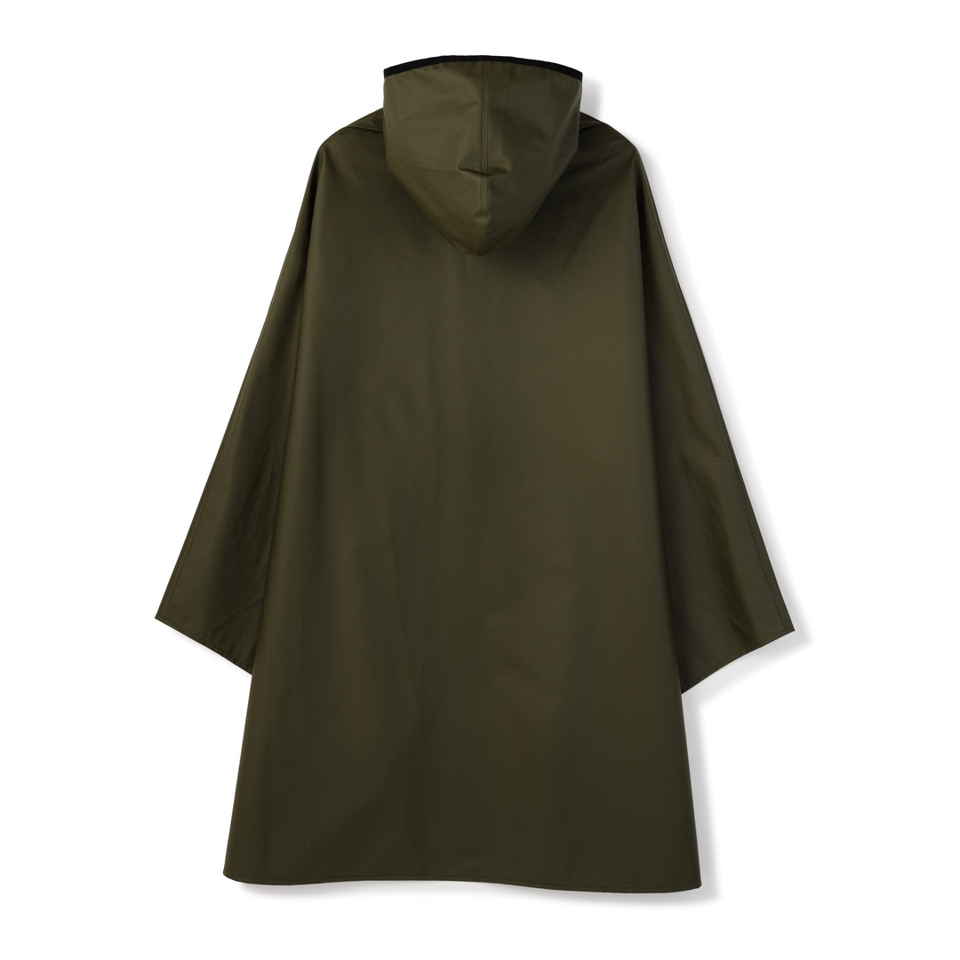 PU LIGHT WASSERFESTER PONCHO Olivgrün