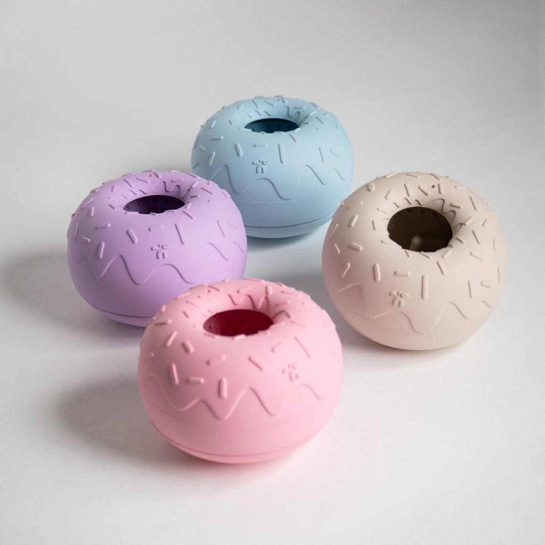 Beschäftigungsspielzeug für Hunde - Yoomy Donut - Rosa - WOOF DELI