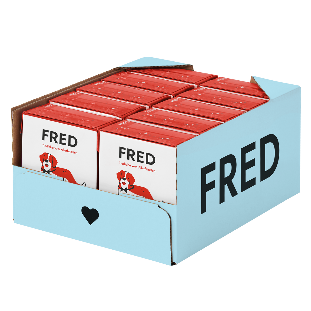 FRED Rind mit Nudeln - WOOF DELI