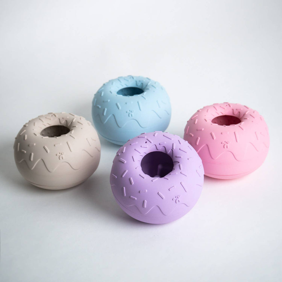 Beschäftigungsspielzeug für Hunde - Yoomy Donut - Rosa - WOOF DELI
