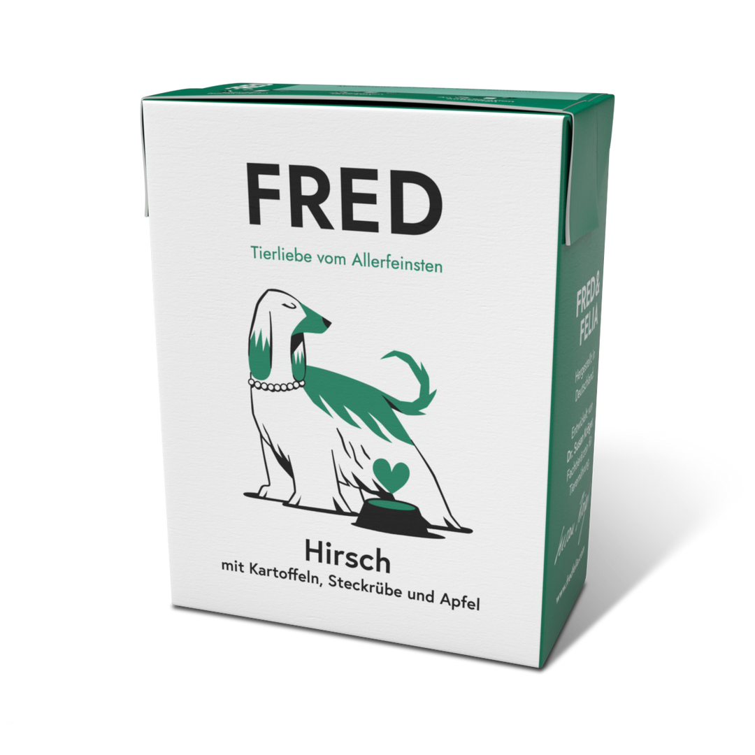 FRED Hirsch mit Kartoffeln & Steckrüben - WOOF DELI