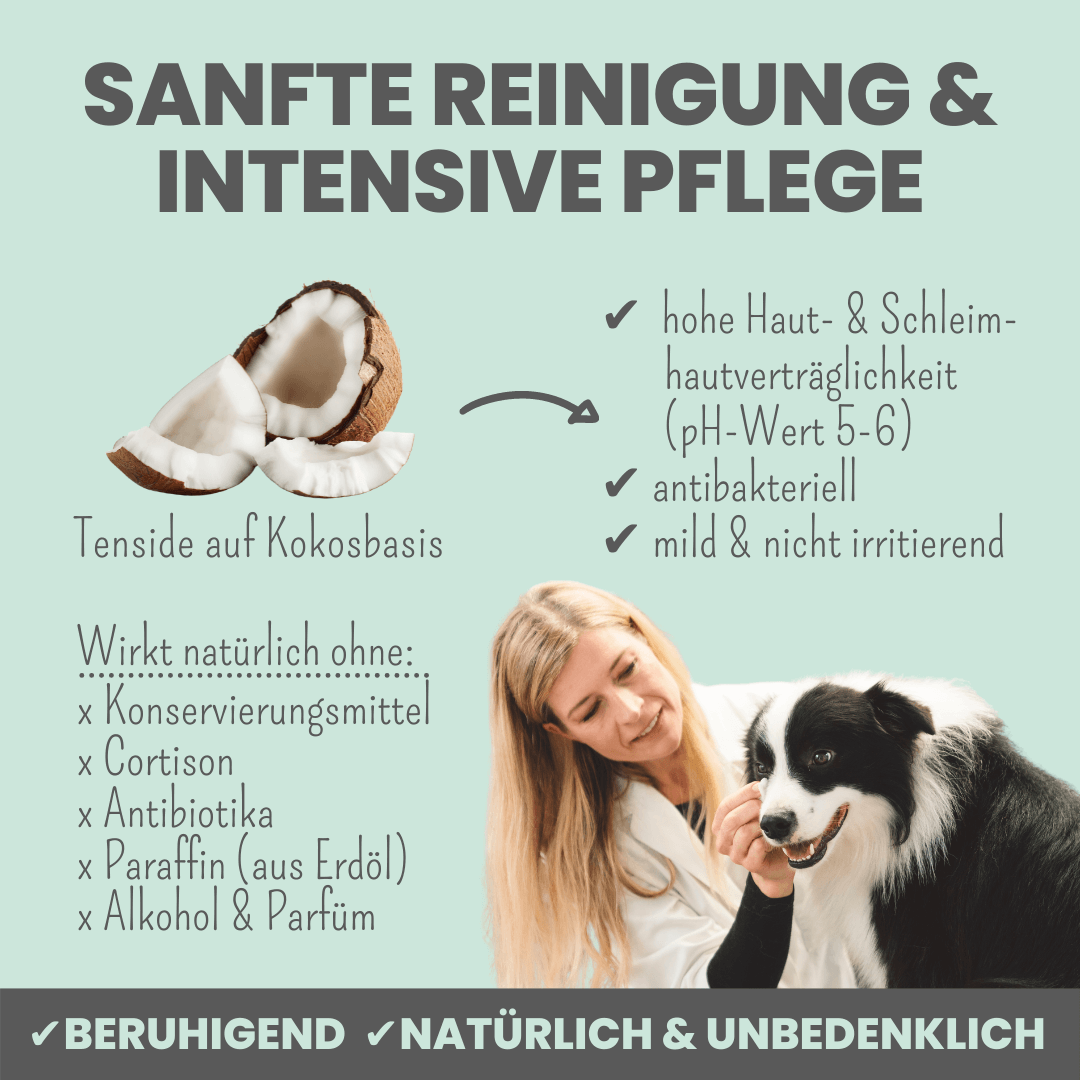 2-in-1 Augenfein Reinigung & Pflege für Hunde & Katzen - WOOF DELI