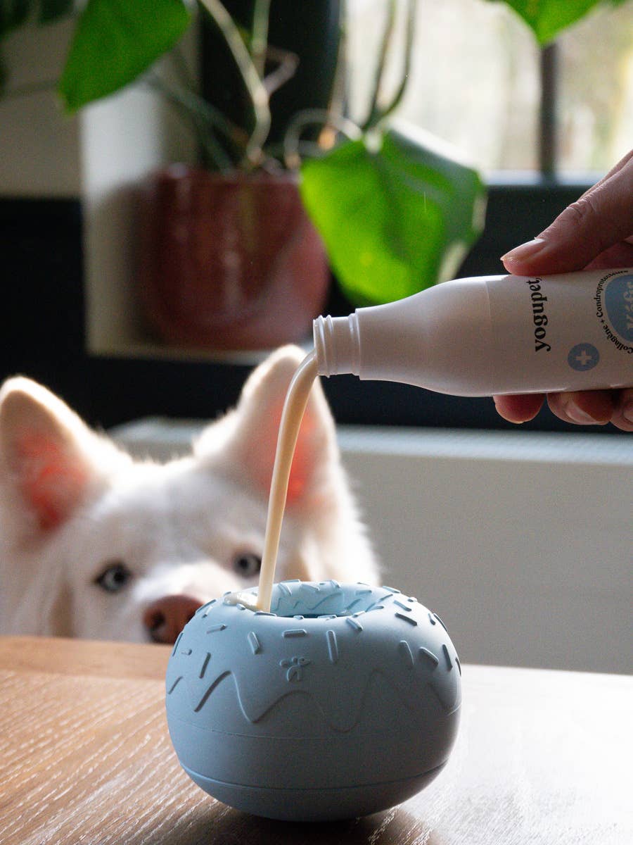 Beschäftigungsspielzeug für Hunde - Yoomy Donut - Blau - WOOF DELI