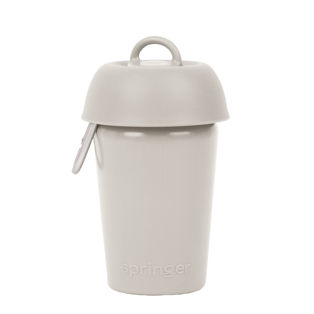 Reisetrinkflasche für Hunde 590ml Beige