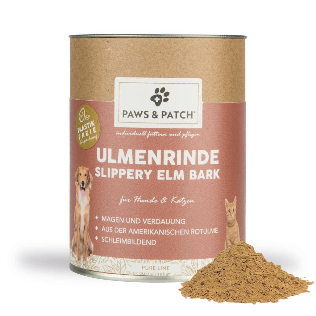 Paws & Patch Ulmenrinde Pulver 100G Für Hunde Und Katzen - WOOF DELI