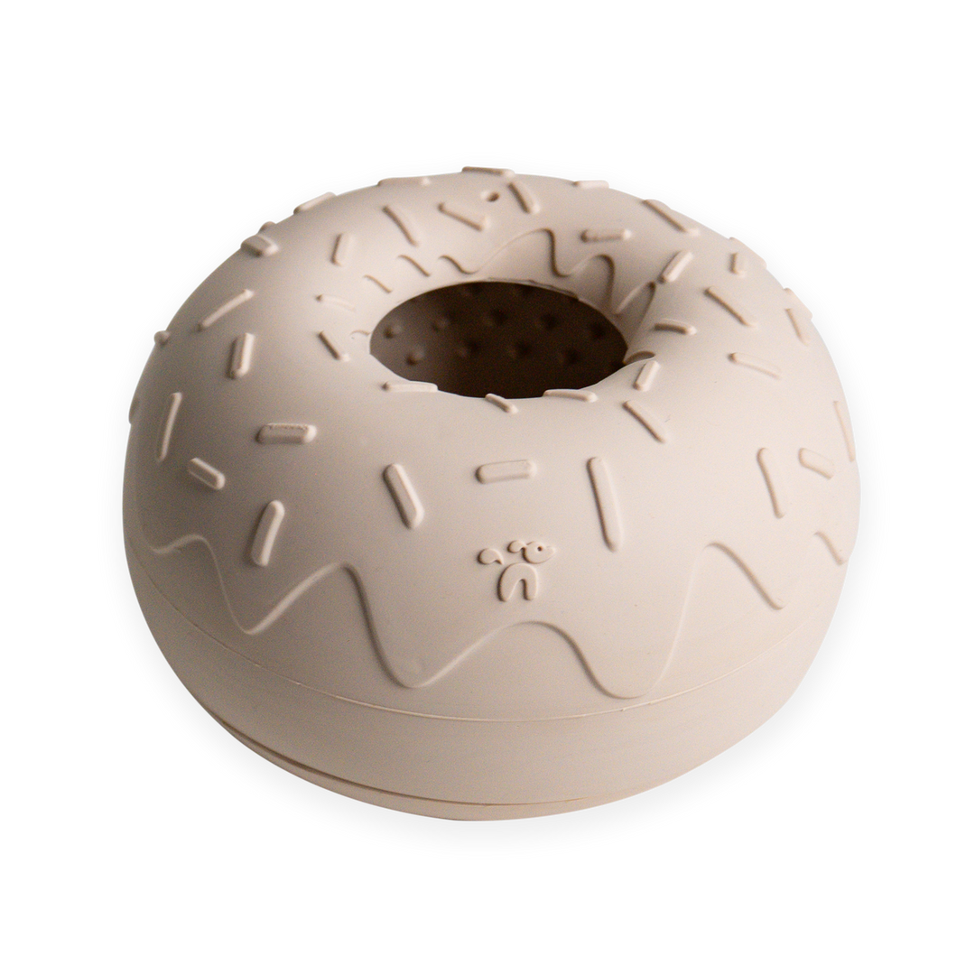 Beschäftigungsspielzeug für Hunde - Yoomy Donut - Sand - WOOF DELI