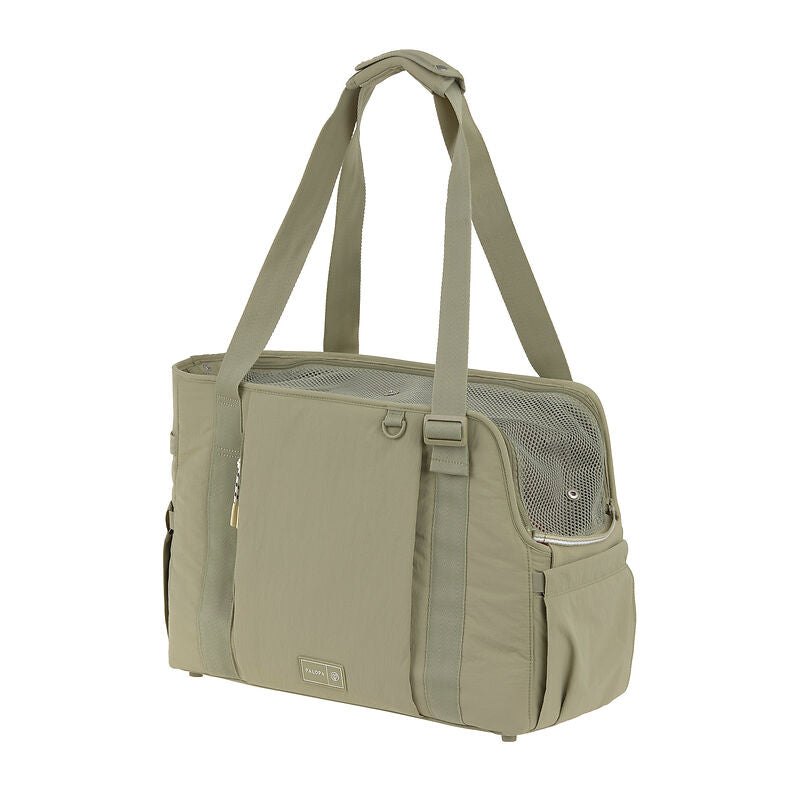 Palopa Hundetasche Weda Crinkled Pale Olive - WOOF DELI