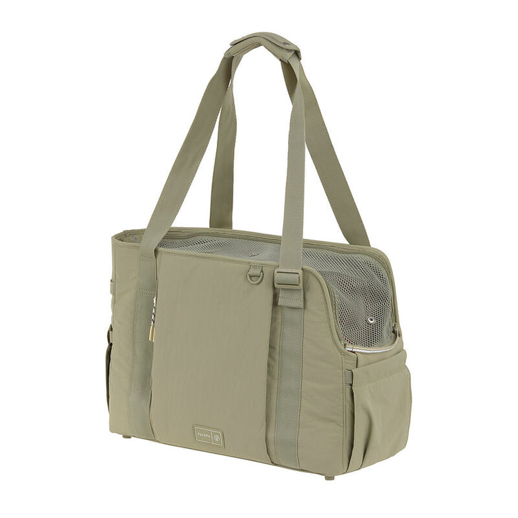 Palopa Hundetasche Weda Crinkled Pale Olive - WOOF DELI