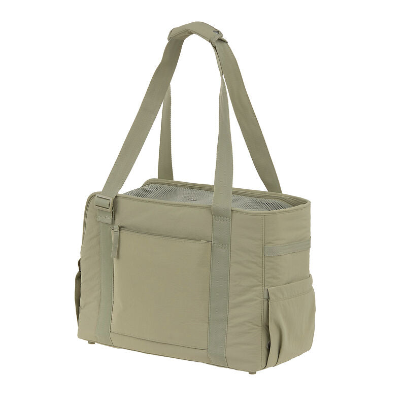 Palopa Hundetasche Weda Crinkled Pale Olive - WOOF DELI
