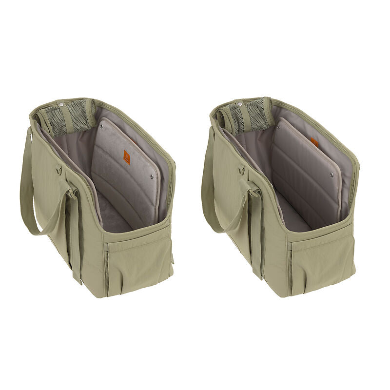 Palopa Hundetasche Weda Crinkled Pale Olive - WOOF DELI