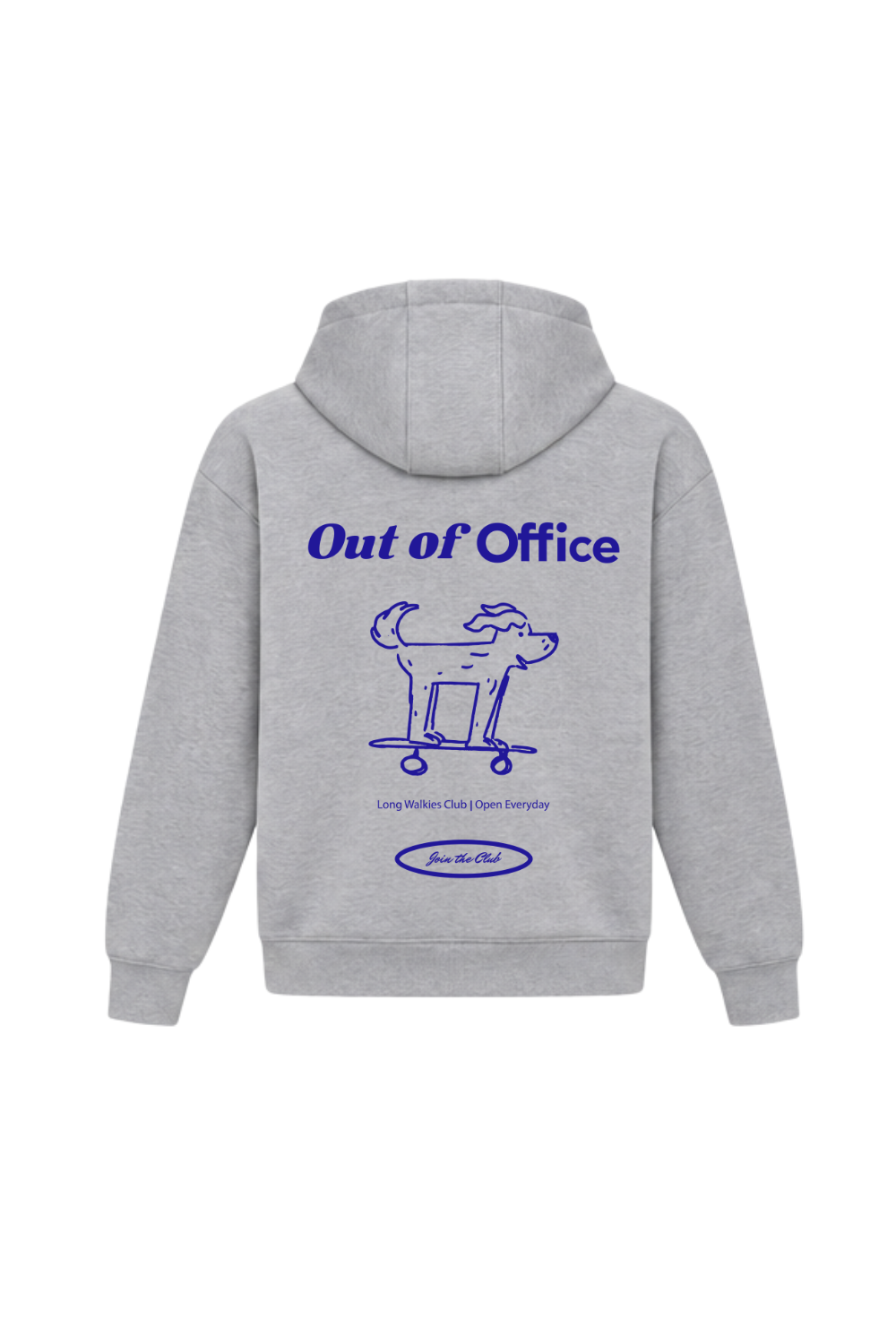 Hoodie für Hundemenschen "Out of office"