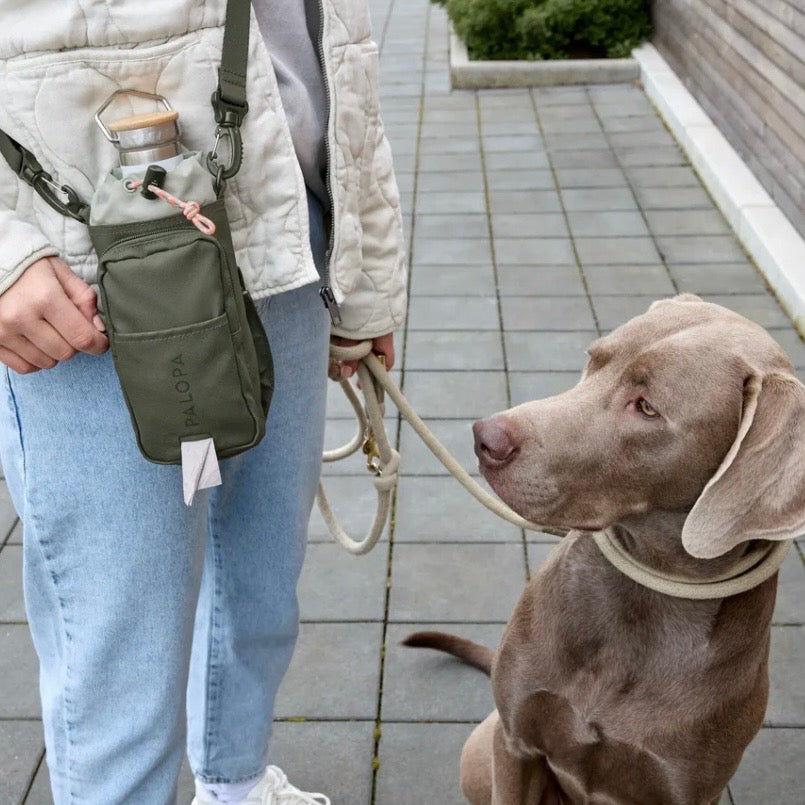 Bottle Snack Bag Boudi Dunkelgrün - WOOF DELI