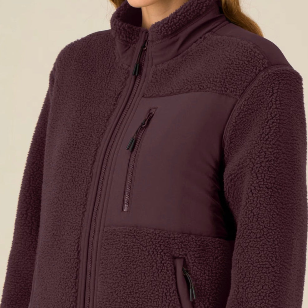 TEDDY JACKE BRAUN-ROT
