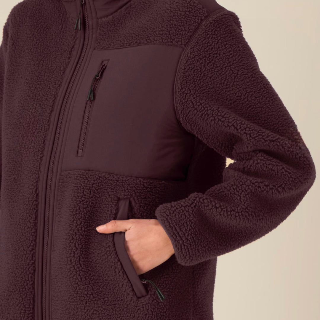TEDDY JACKE BRAUN-ROT