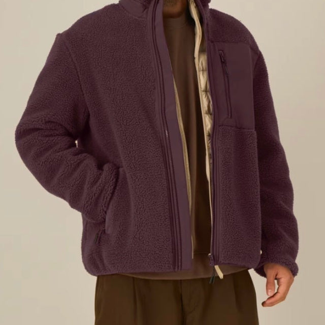 TEDDY JACKE BRAUN-ROT