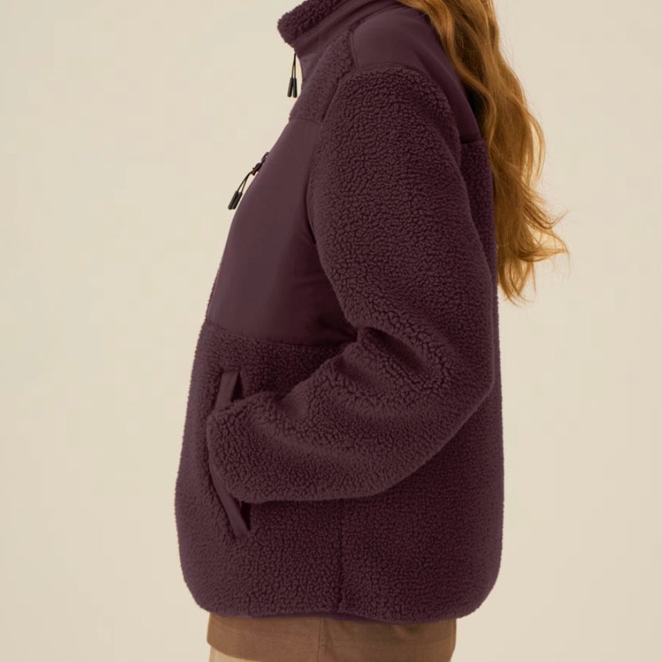 TEDDY JACKE BRAUN-ROT