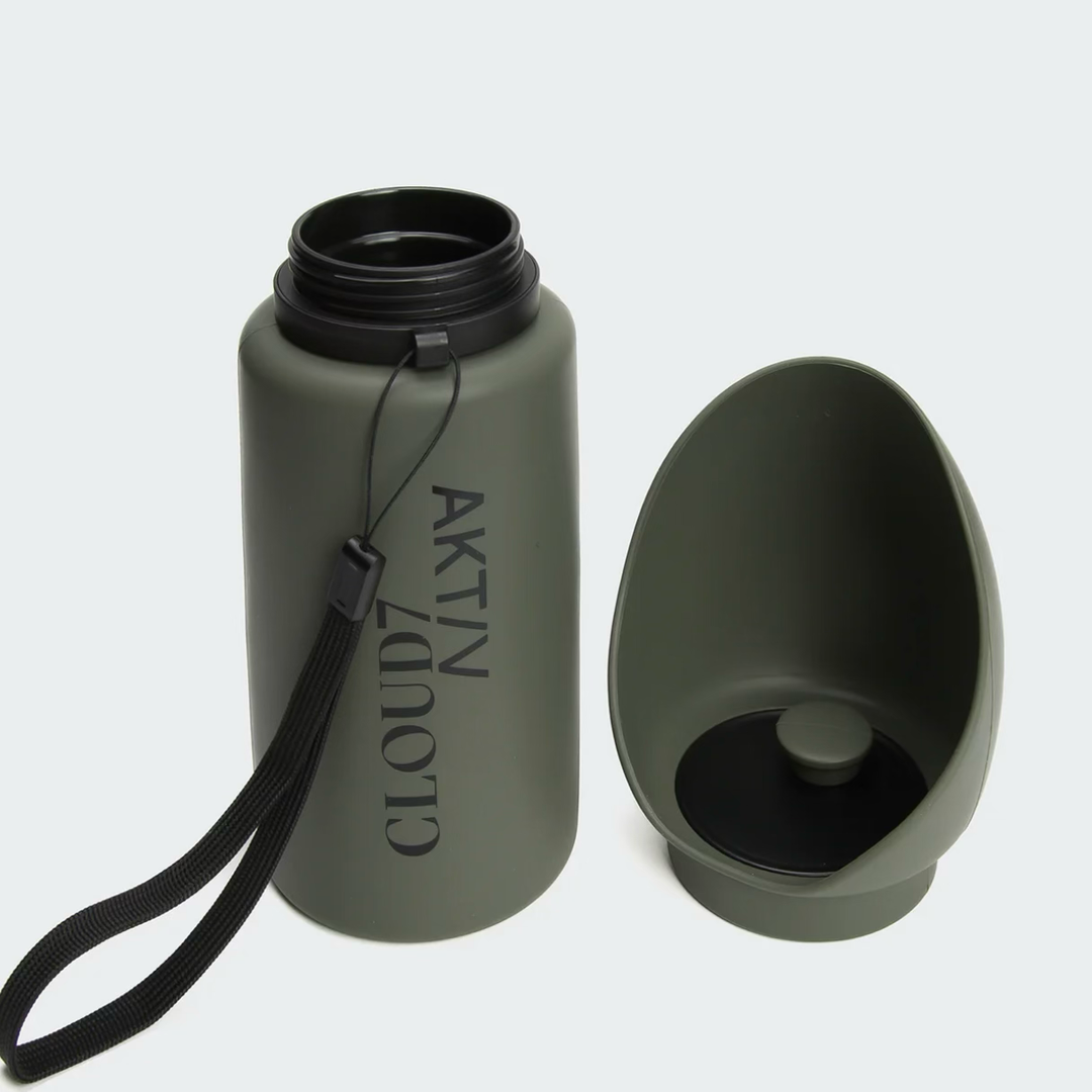 CLOUD7 Reisetrinkflasche - dark olive