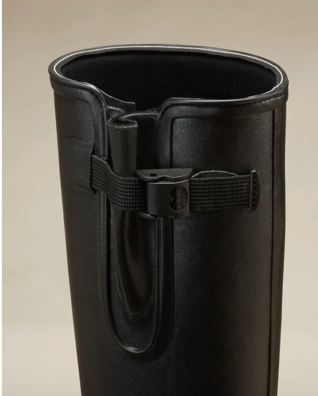 Damen-Gummistiefel mit Neoprenfutter Schwarz