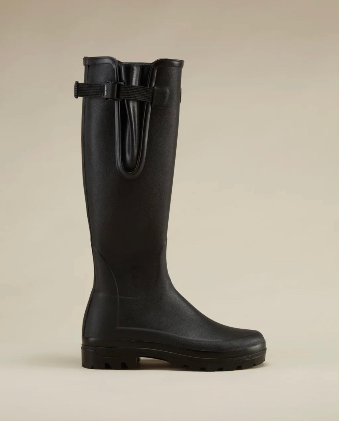 Damen-Gummistiefel mit Neoprenfutter Schwarz