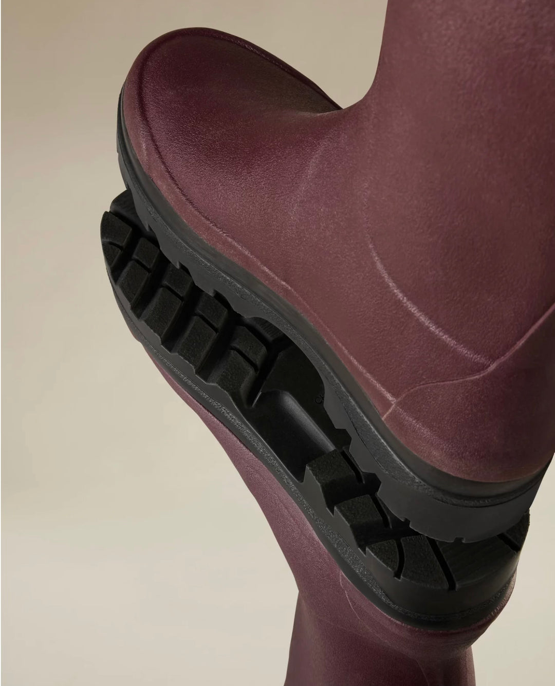 Damen-Gummistiefel mit Jerseyfutter Cherry