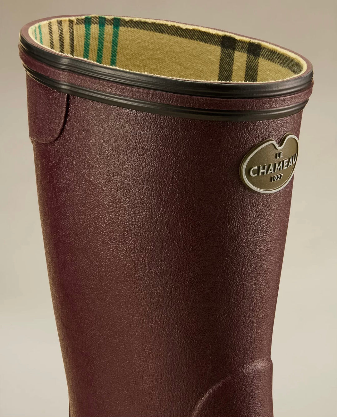 Damen-Gummistiefel mit Jerseyfutter Cherry