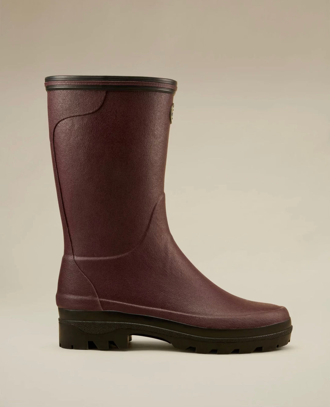 Damen-Gummistiefel mit Jerseyfutter Cherry
