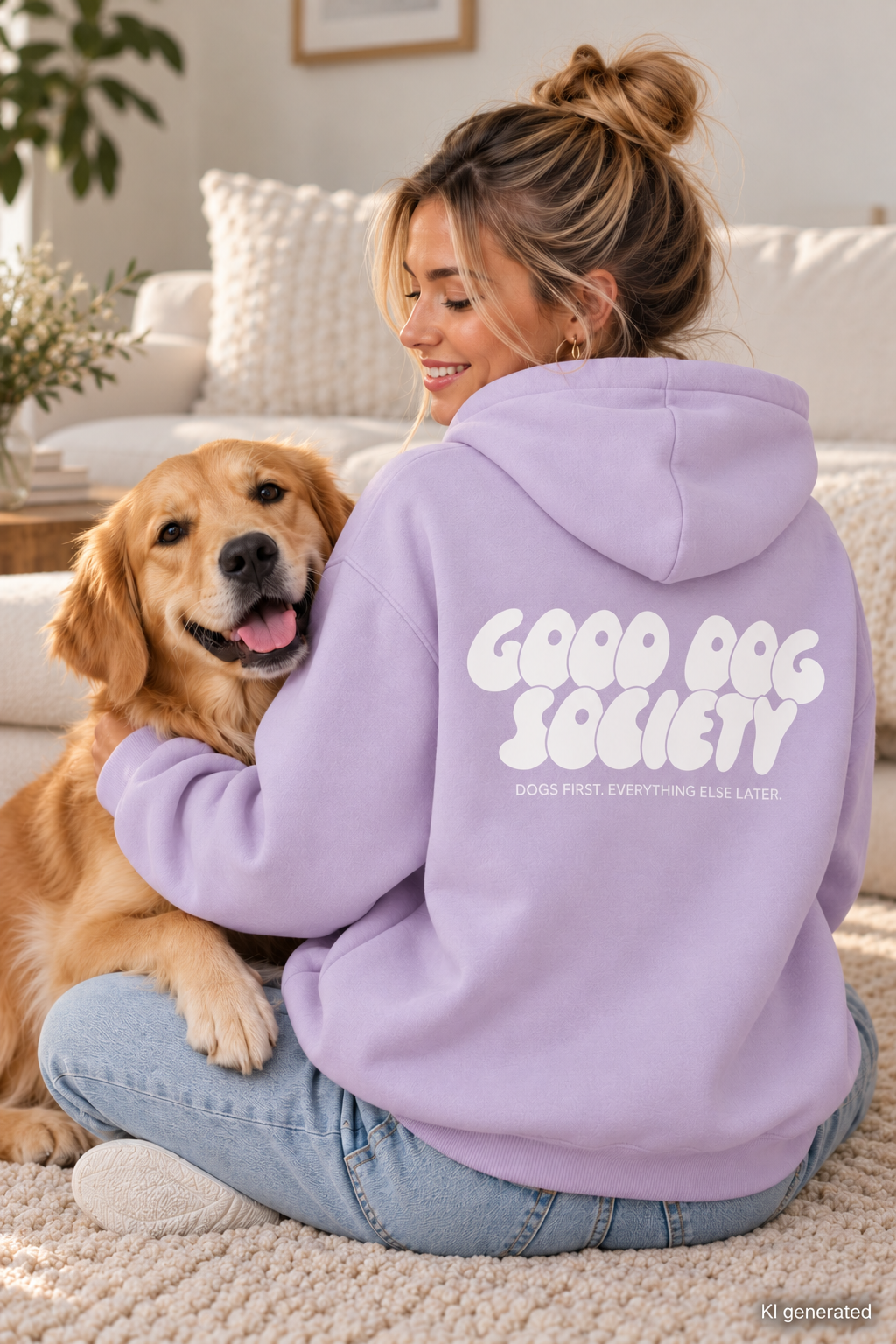 Hoodie für Hundemenschen "Good dog society"