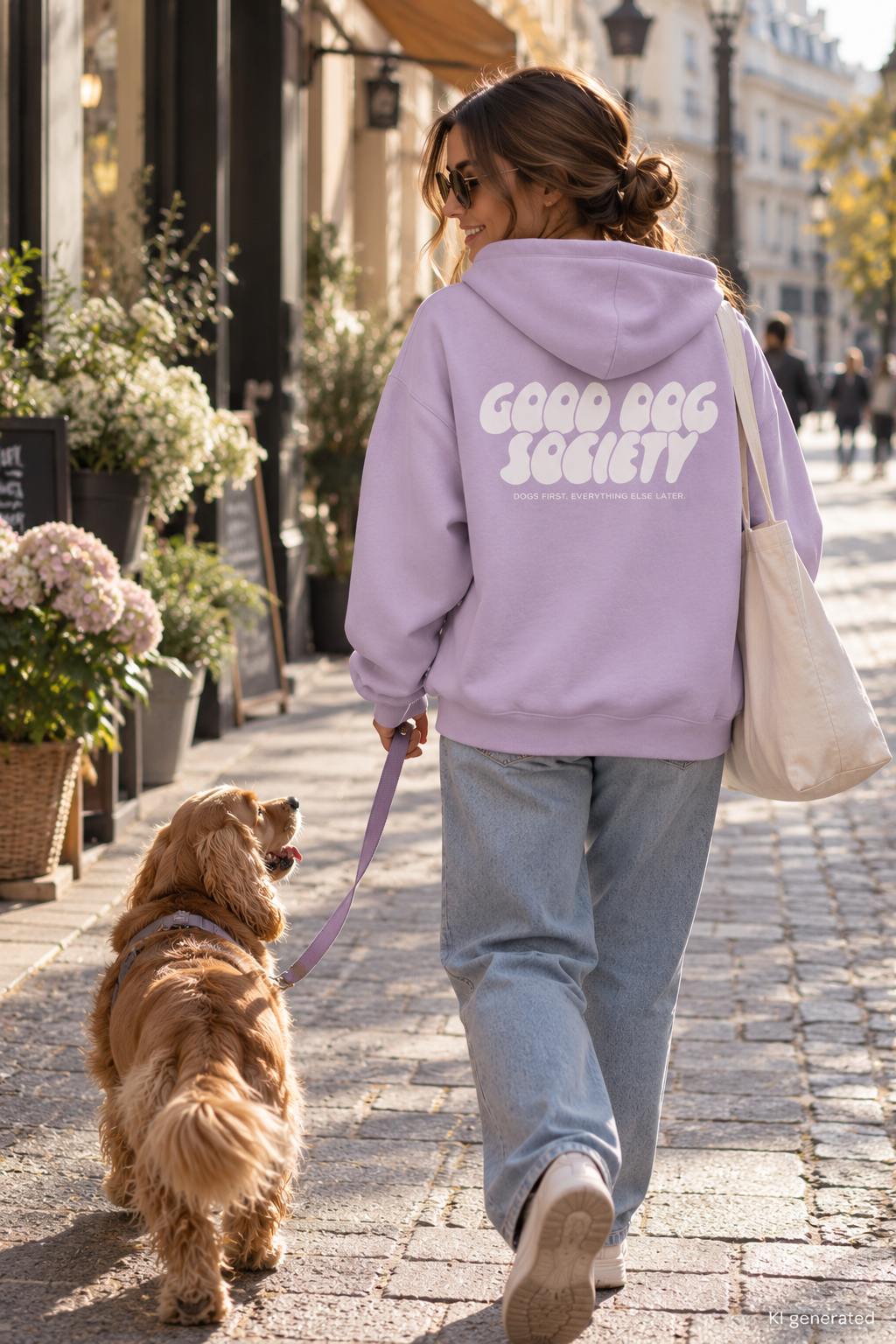 Hoodie für Hundemenschen "Good dog society"
