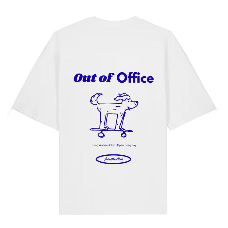 UNISEX T-SHIRT FÜR HUNDEMENSCHEN "OUT OF OFFICE" - WOOF DELI