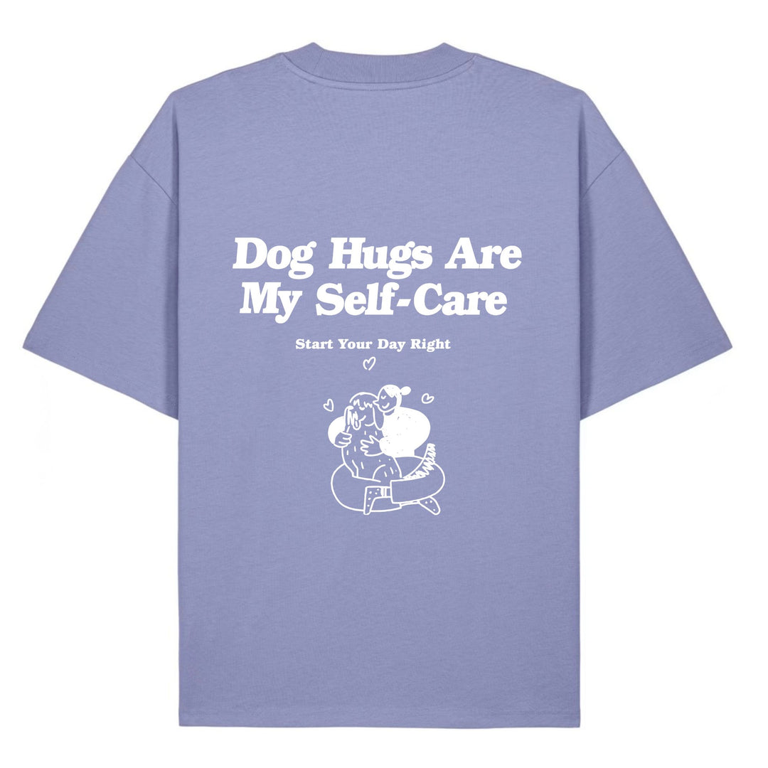 UNISEX T-SHIRT FÜR HUNDEMENSCHEN "DOG HUGS" - WOOF DELI