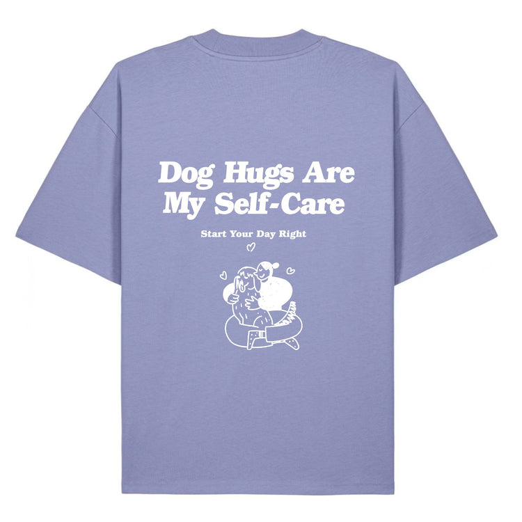 UNISEX T-SHIRT FÜR HUNDEMENSCHEN "DOG HUGS" - WOOF DELI