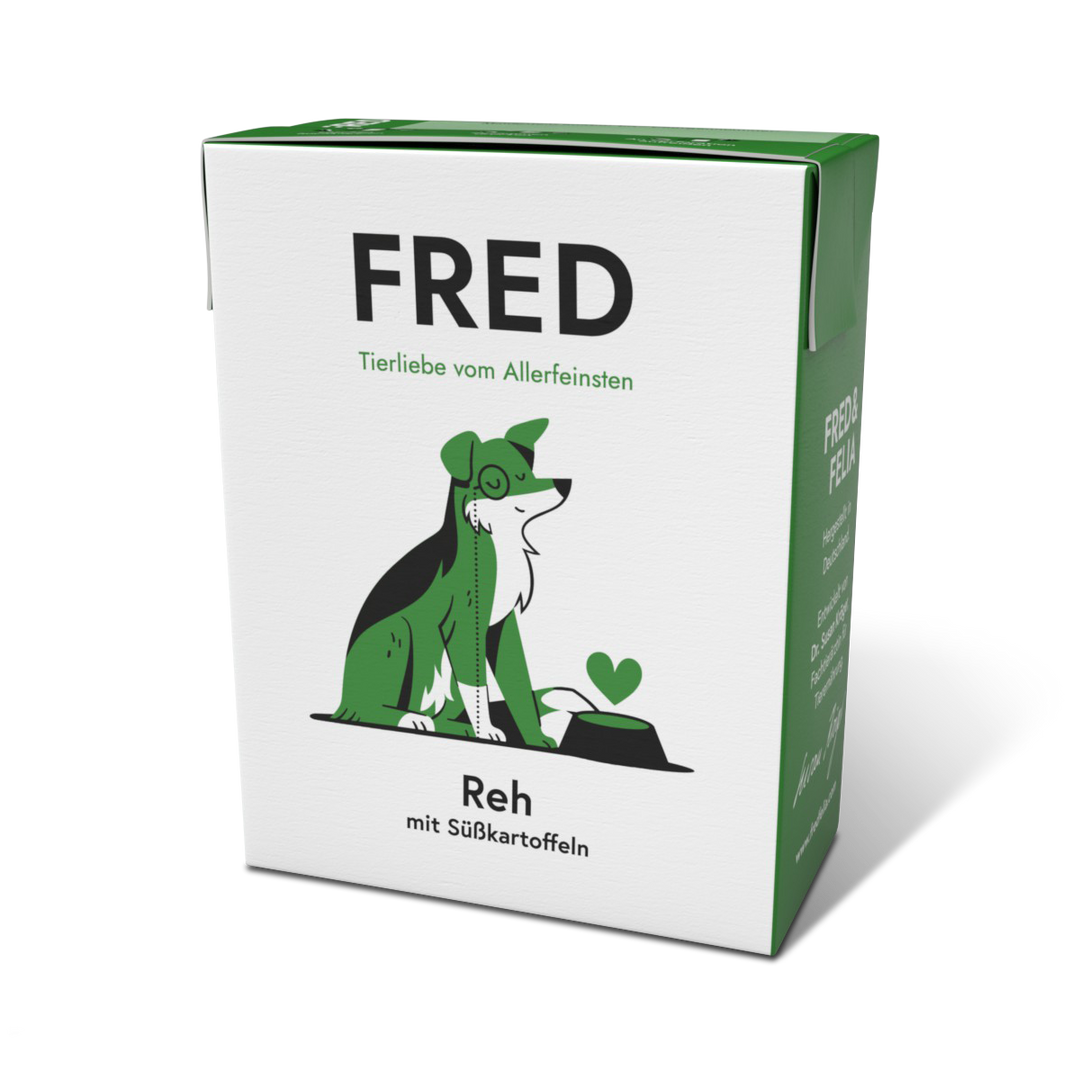 FRED Reh mit Süßkartoffeln - WOOF DELI