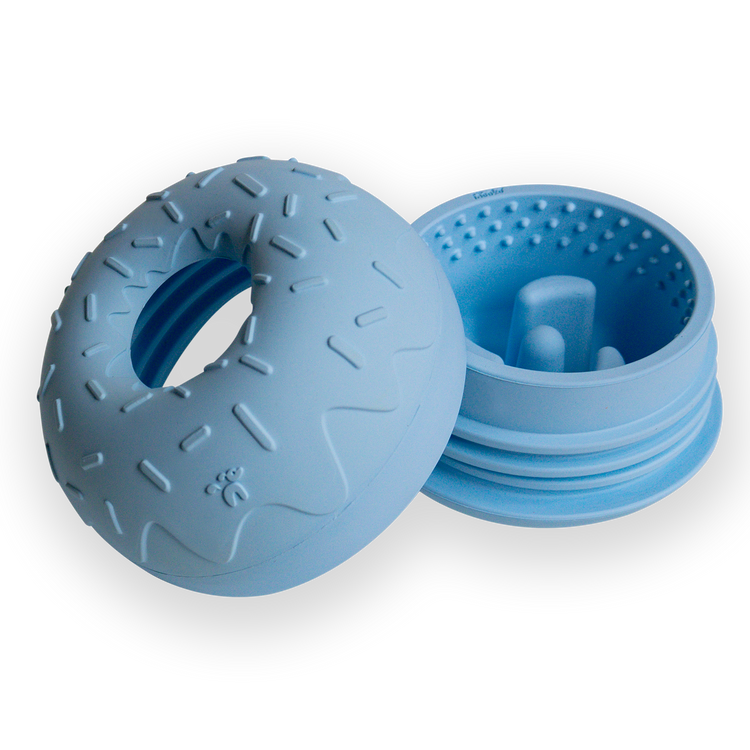 Beschäftigungsspielzeug für Hunde - Yoomy Donut - Blau - WOOF DELI