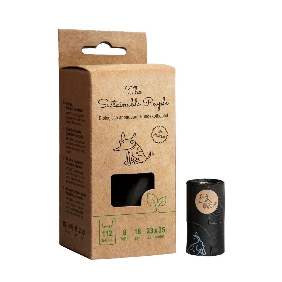 Biologisch abbaubare Hundekotbeutel mit Griffen The Sustainable People 