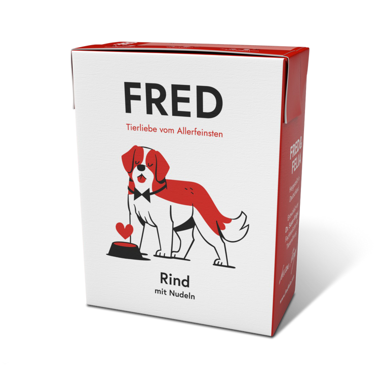 FRED Rind mit Nudeln - WOOF DELI