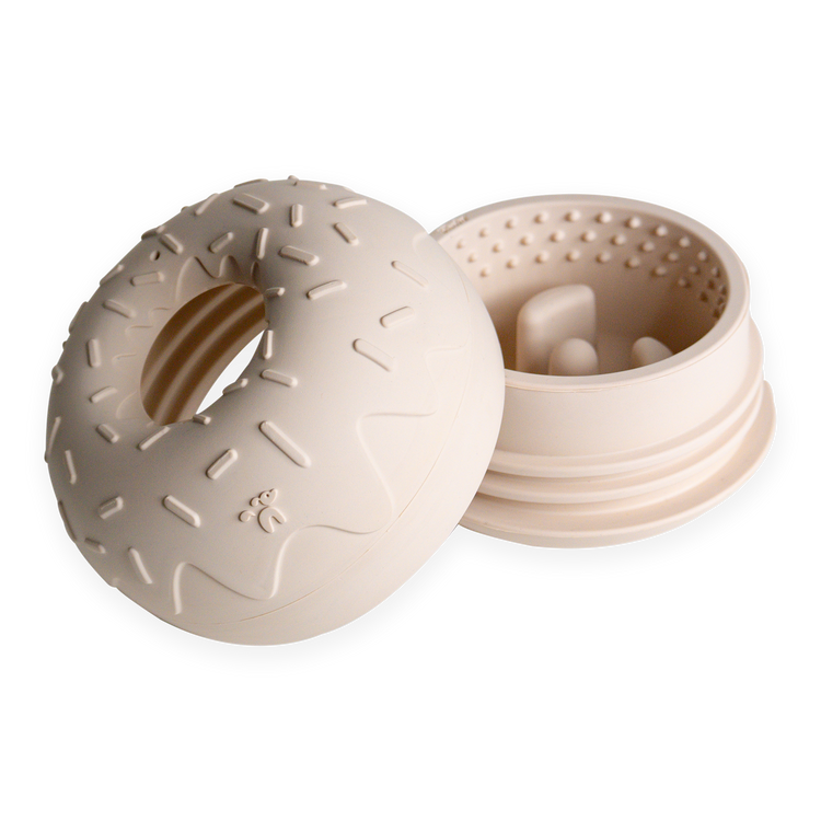 Beschäftigungsspielzeug für Hunde - Yoomy Donut - Sand - WOOF DELI