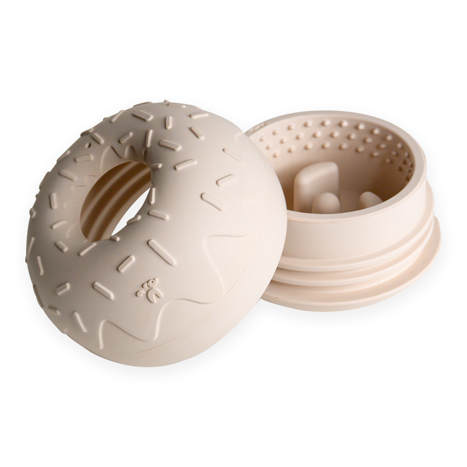 Beschäftigungsspielzeug für Hunde - Yoomy Donut - Sand - WOOF DELI