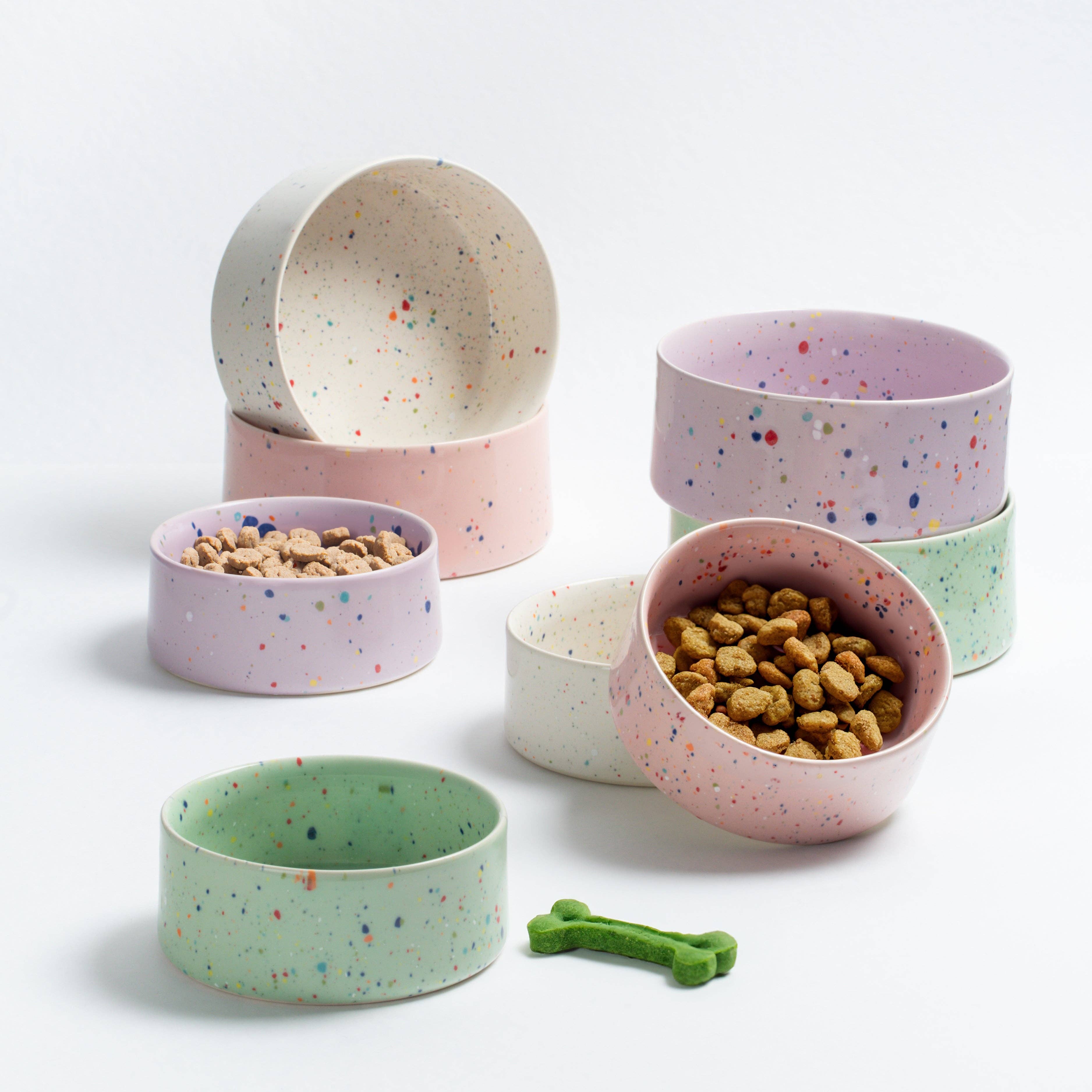 New Party Hundenapf 14 cm, 2er-Set Lilac - WOOF DELI