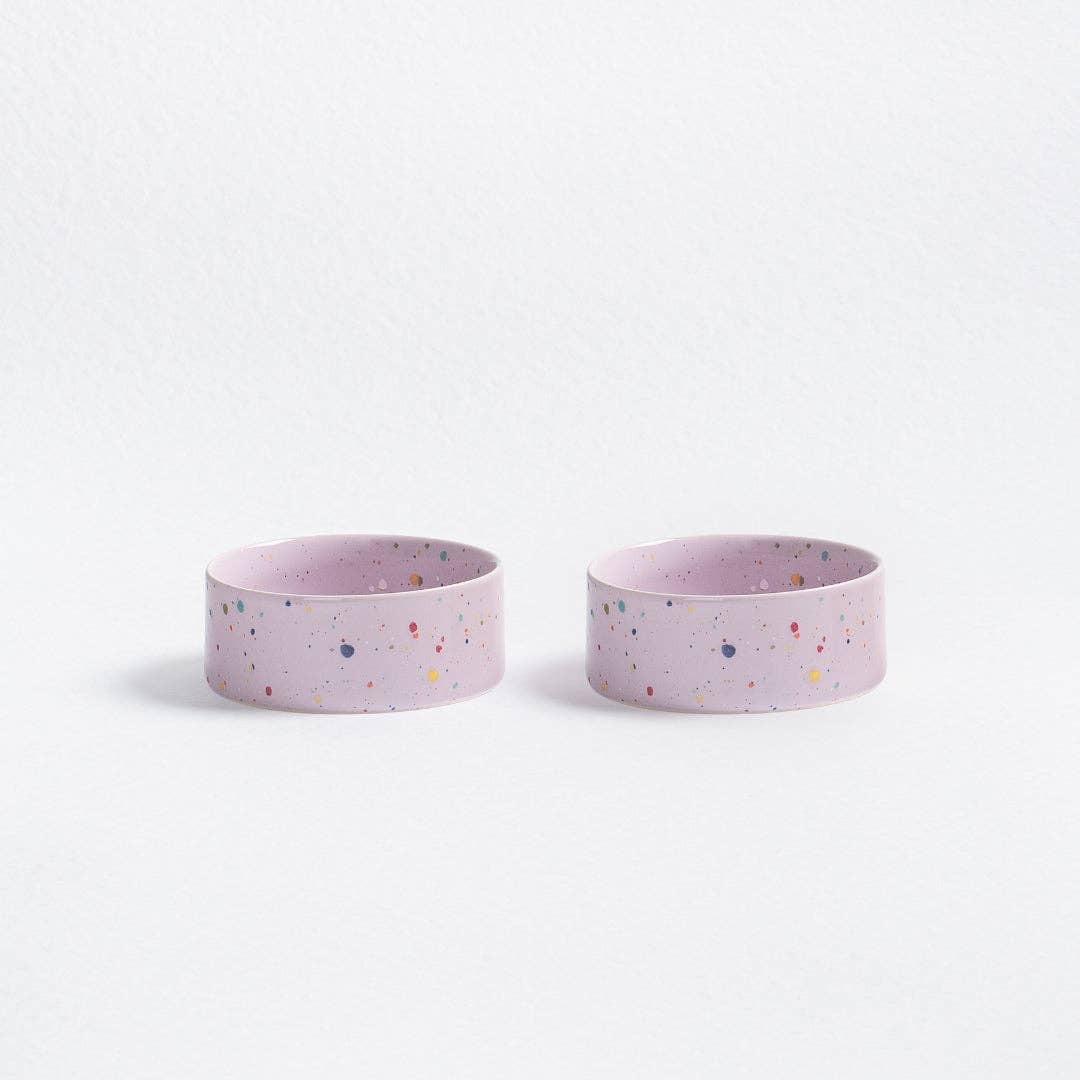 New Party Hundenapf 14 cm, 2er-Set Lilac - WOOF DELI