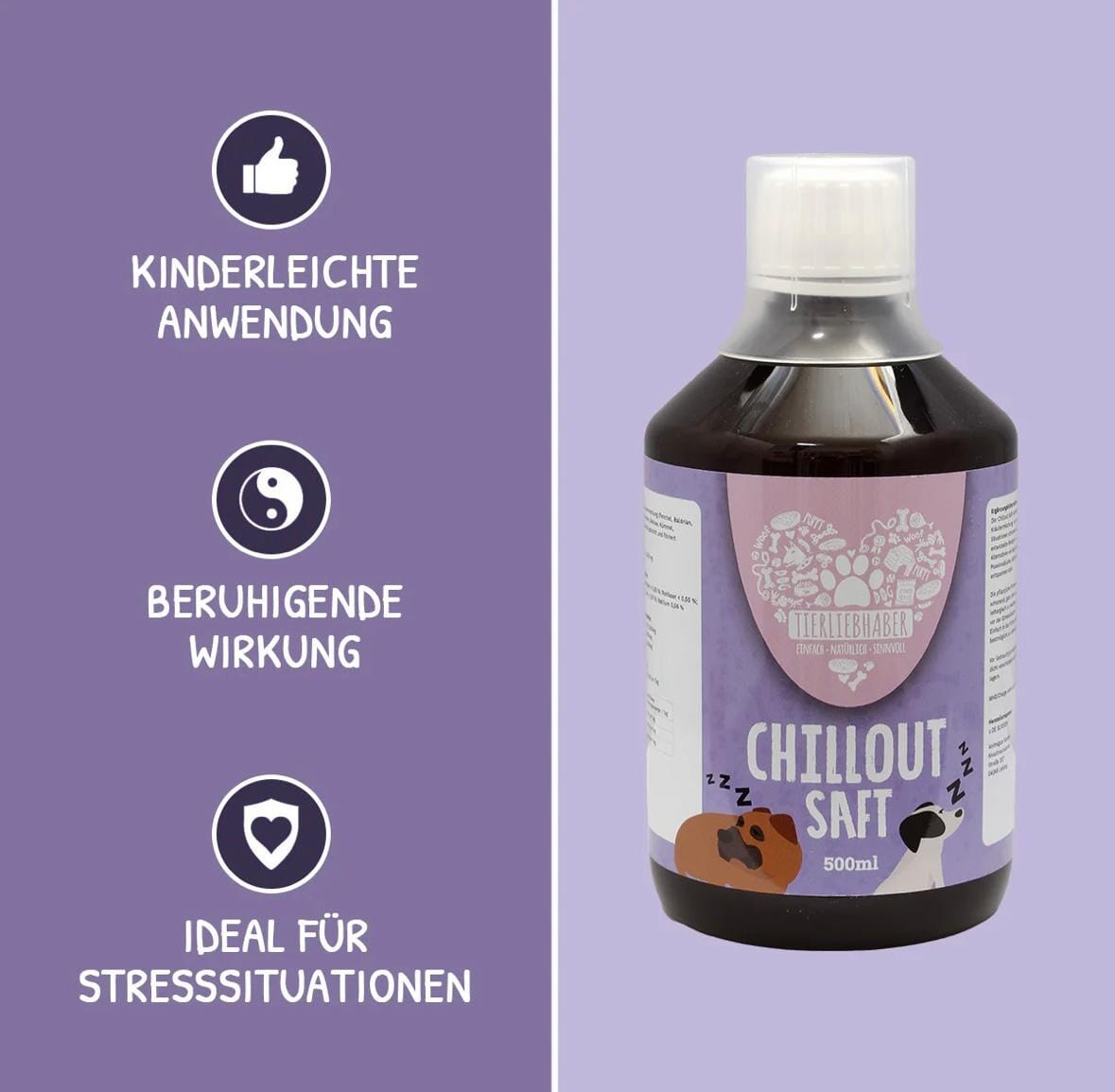 Tierliebhaber - Chillout Saft WOOF DELI 