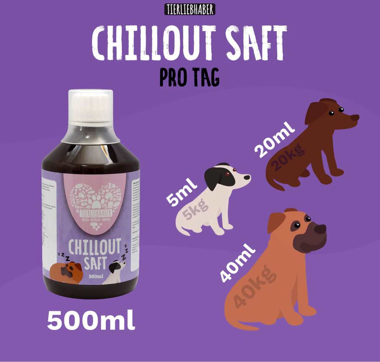 Tierliebhaber - Chillout Saft WOOF DELI 