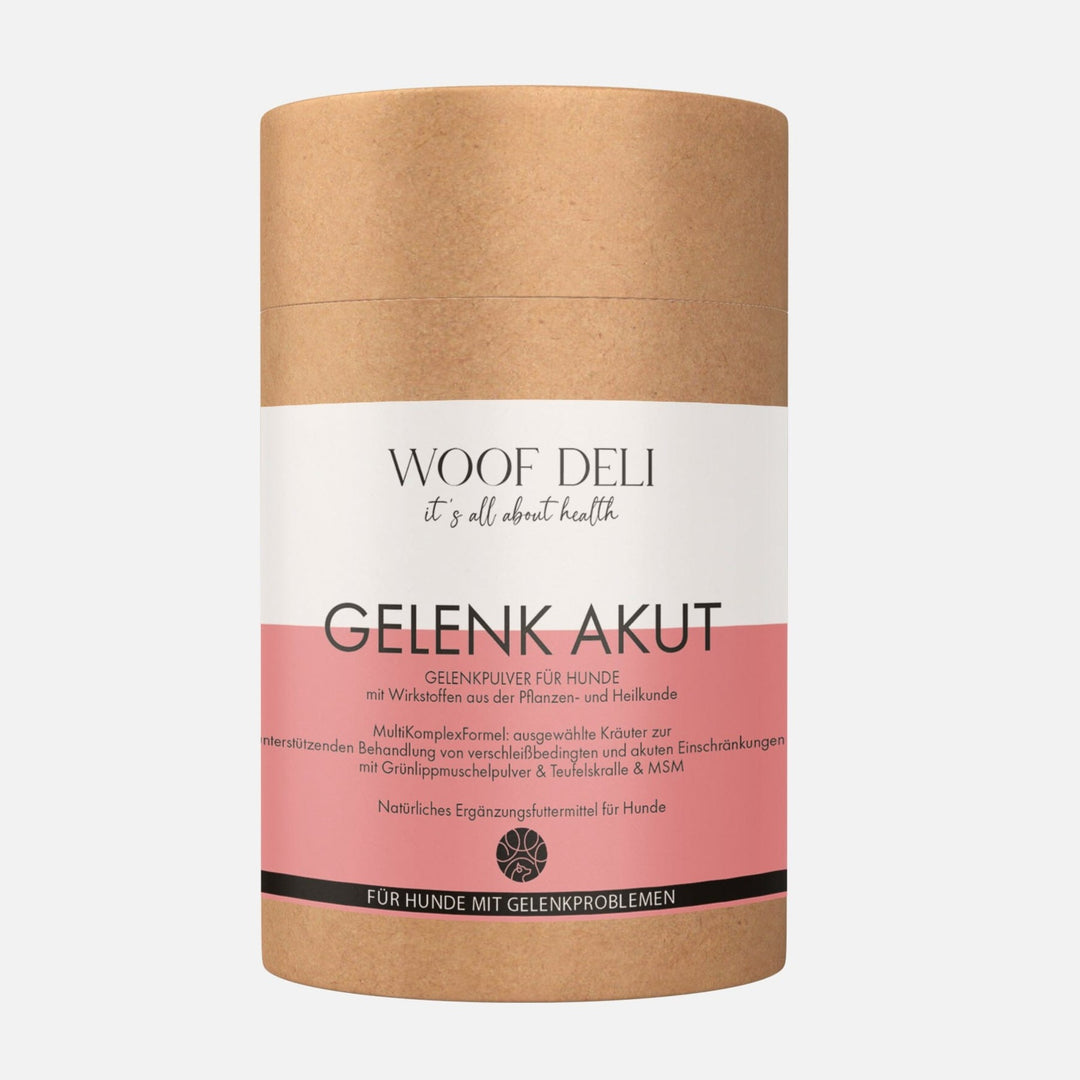 Gelenk AKUT - Gelenkpulver mit Grünlippmuschel WOOF DELI 